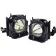 PANASONIC PT-DZ680EK (Dual Lamp) Original Inside Projector Lamp - Replaces ET-LAD60W / ET-LAD60AW