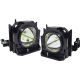 PANASONIC PT-D5000LS (Dual Lamp) Original Inside Projector Lamp - Replaces ET-LAD60W / ET-LAD60AW