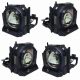 PANASONIC PT-D12000U Original Inside Projector Lamp - Replaces ET-LAD12KF